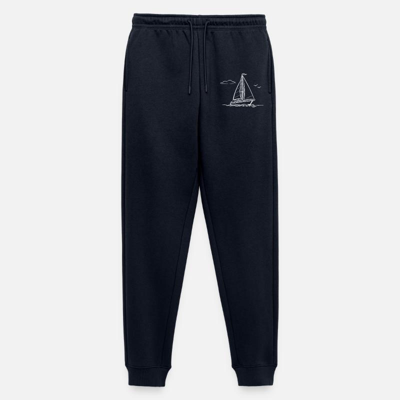 Segelboot - Männer Premium Bio Jogginghose - Navy