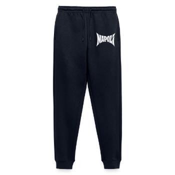Napoli Typography Design - Men's Premium Organic Joggers - navy - Front - Thijin (182cm)