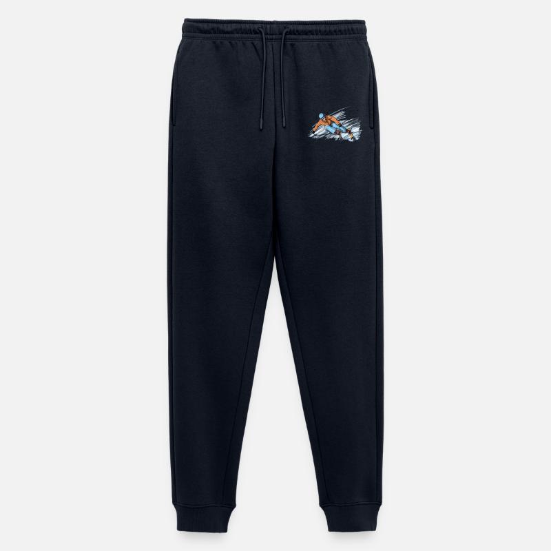 Skiing - Männer Premium Bio Jogginghose - Navy