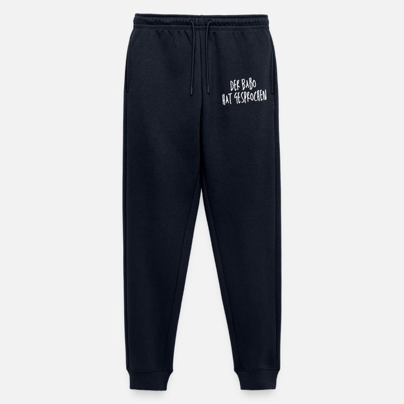 Der Babo Gesprochen Shirtdesign - Männer Premium Bio Jogginghose - Navy