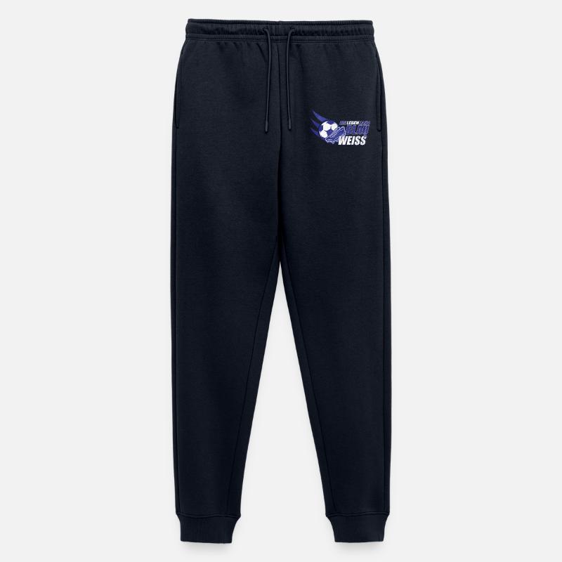 Blau & Weiss ein Leben Lang Geschenkidee - Männer Premium Bio Jogginghose - Navy