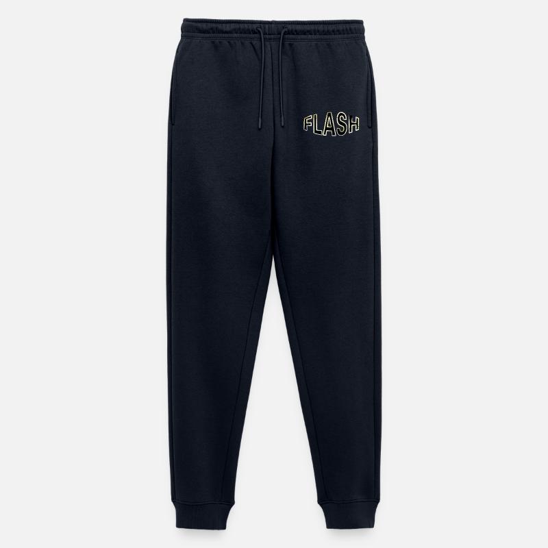 Étiquette FLASH avec flashs - Pantalon de jogging Premium bio Homme - bleu marine