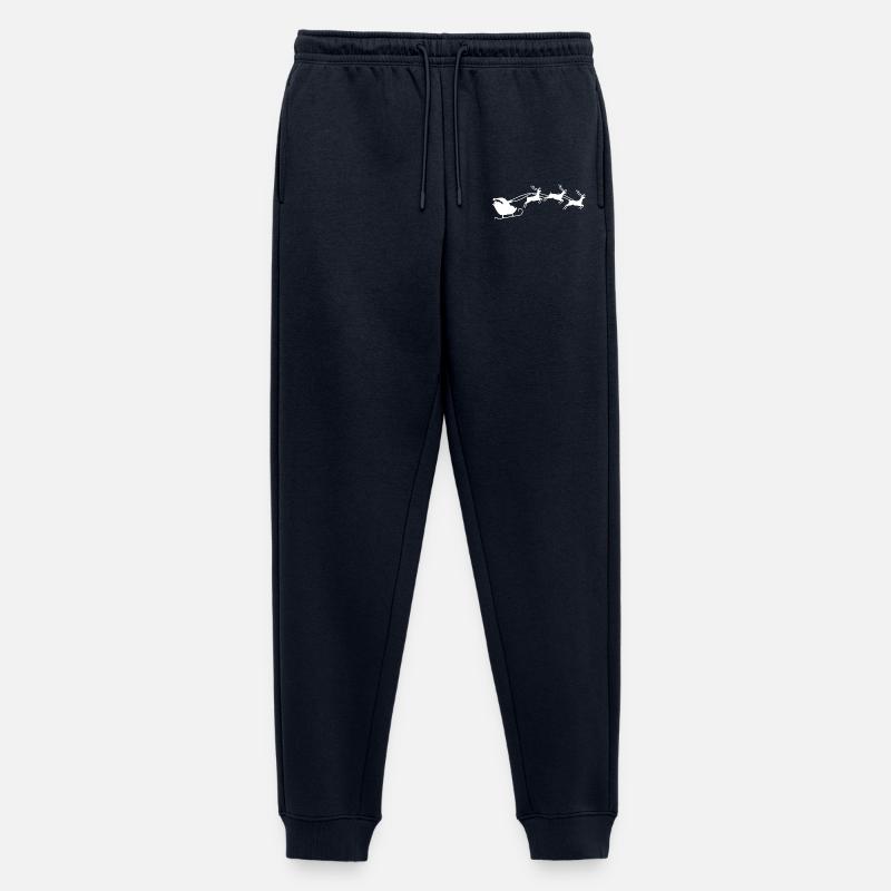 Weihnachtsmann mit Schlitten - Männer Premium Bio Jogginghose - Navy