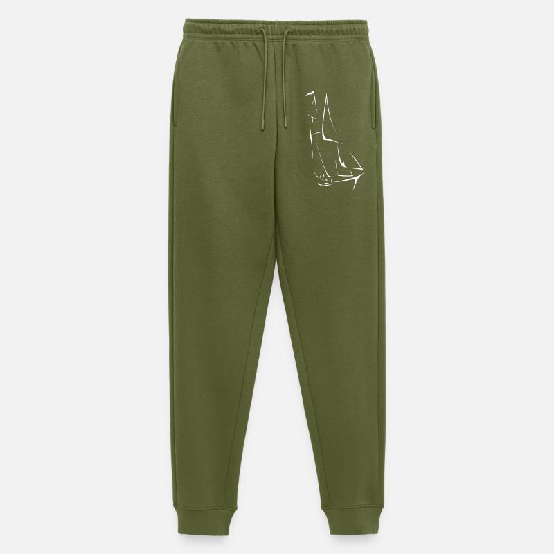 Boot - Männer Premium Bio Jogginghose - Khaki