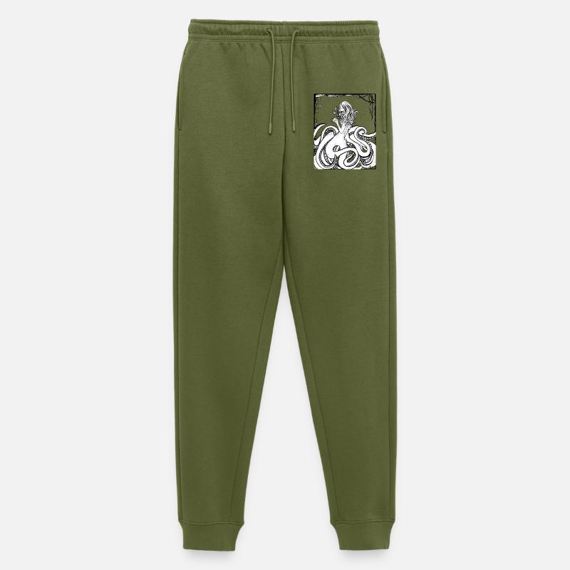 Lady Krake - Männer Premium Bio Jogginghose - Khaki