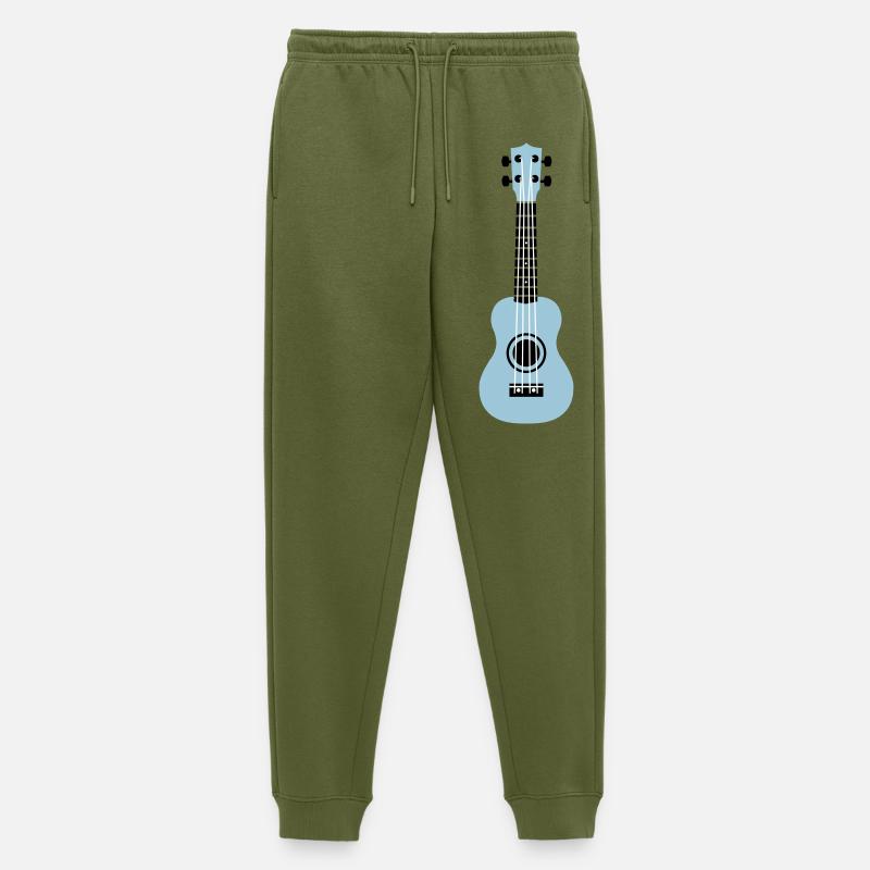 Ukulele - Männer Premium Bio Jogginghose - Khaki