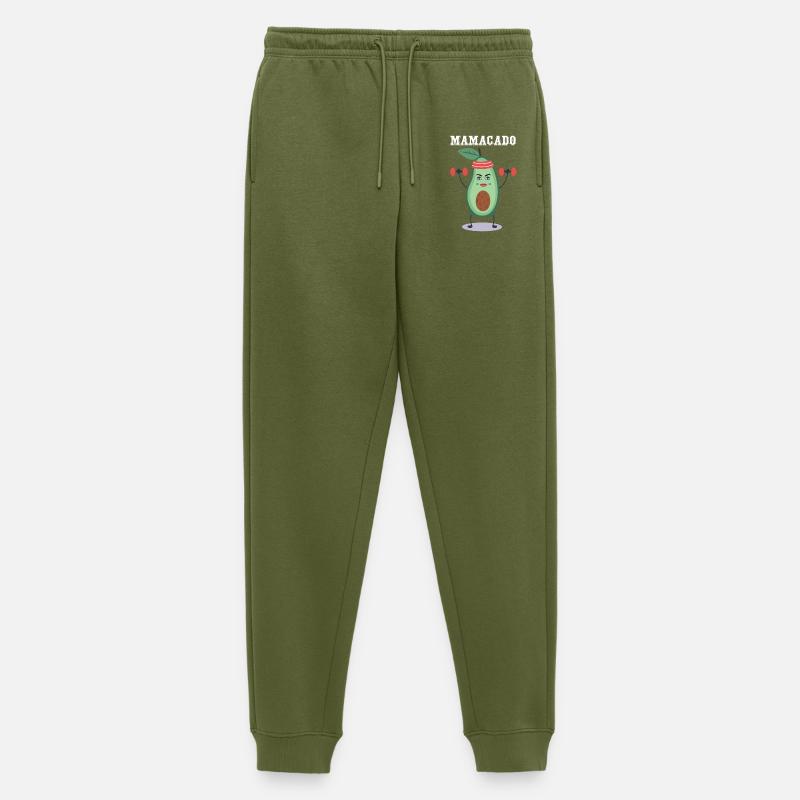 Mamacado - Avocado Geschenk - Männer Premium Bio Jogginghose - Khaki