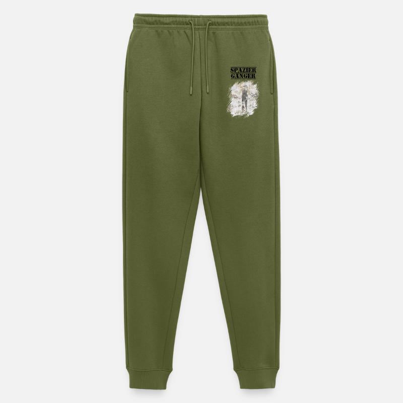 Spaziergänger - Männer Premium Bio Jogginghose - Khaki