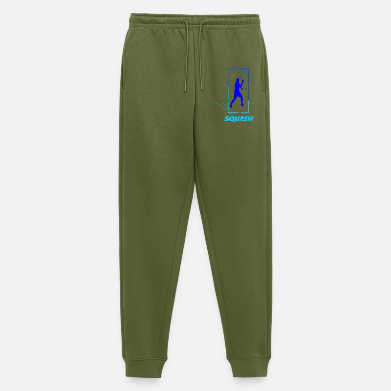 Quetschen - Männer Premium Bio Jogginghose - Khaki