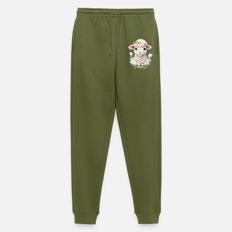 süßes Schaf - Männer Premium Bio Jogginghose - Khaki