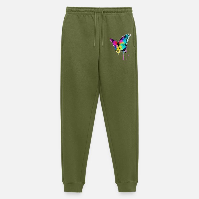 Schmetterling - Männer Premium Bio Jogginghose - Khaki