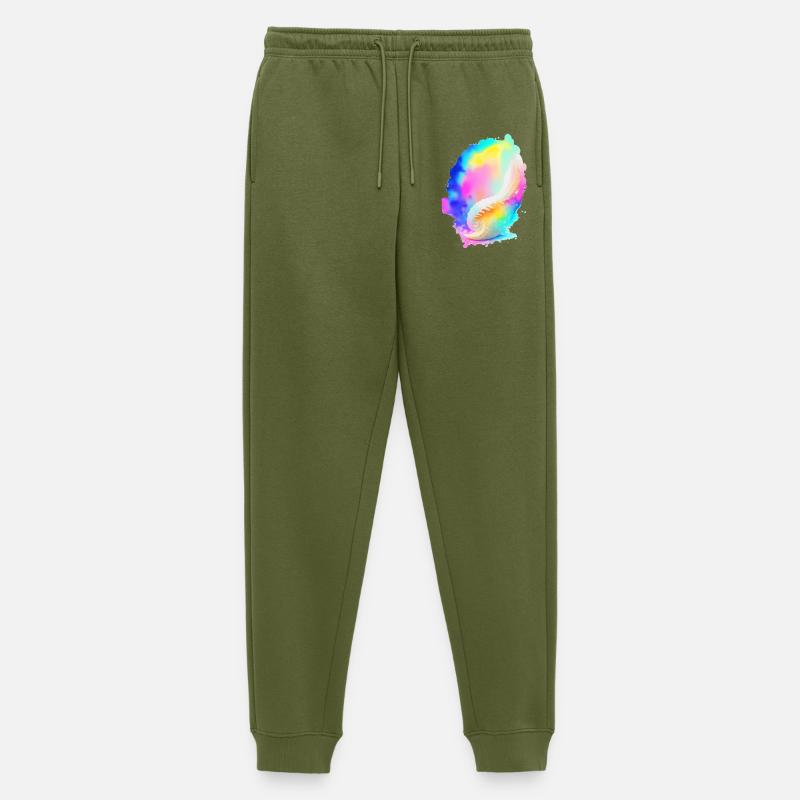 Muschel - Männer Premium Bio Jogginghose - Khaki