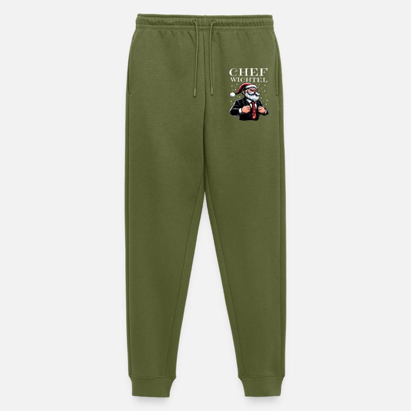 Chef Wichtel Weihnachts Gnome - Männer Premium Bio Jogginghose - Khaki