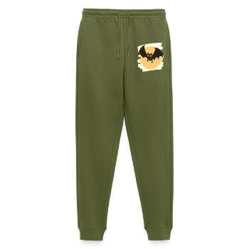 Fledermaus Retro - Männer Premium Bio Jogginghose - Khaki - Vorne - Thijin (182cm)