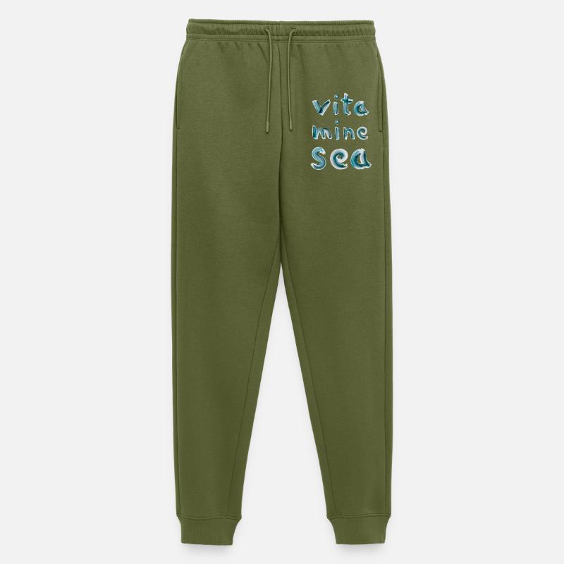 Vitamine Sea - Männer Premium Bio Jogginghose - Khaki