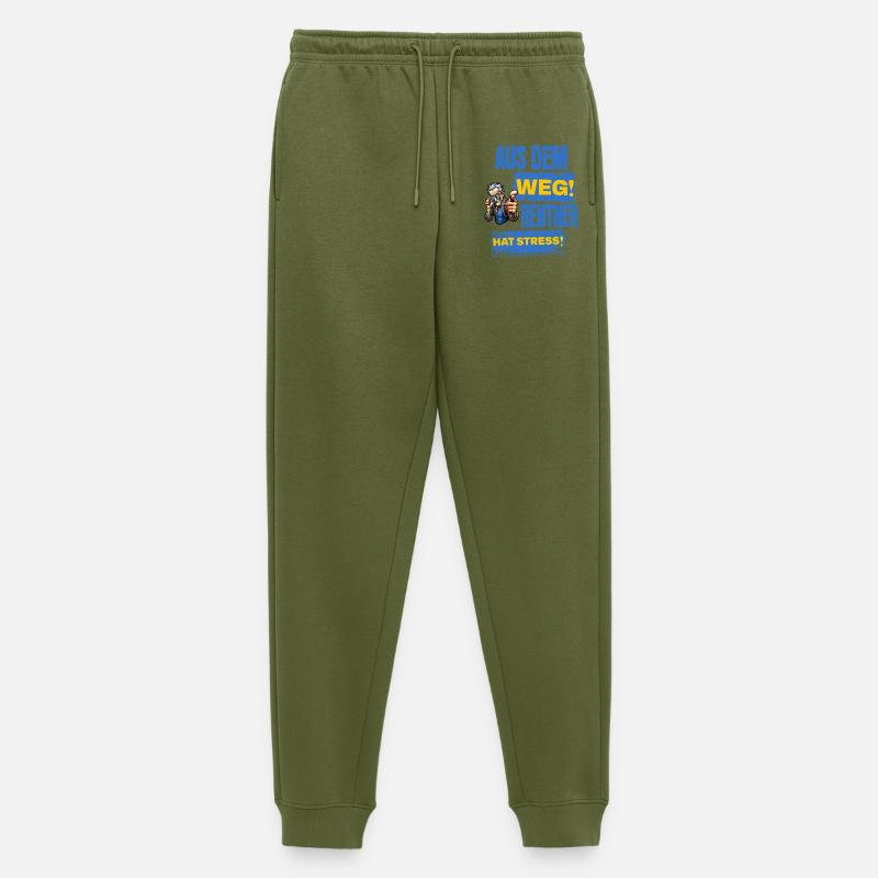 Cooler Rentner hat Stress. - Männer Premium Bio Jogginghose - Khaki