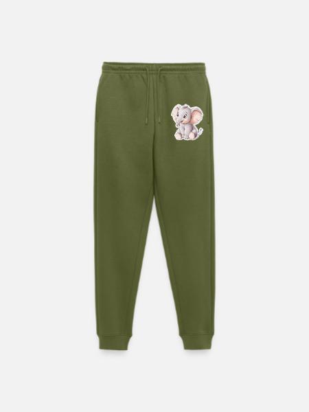 Éléphant - Pantalon de jogging Premium bio Homme - kaki