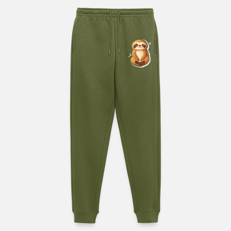 Faultier - Männer Premium Bio Jogginghose - Khaki