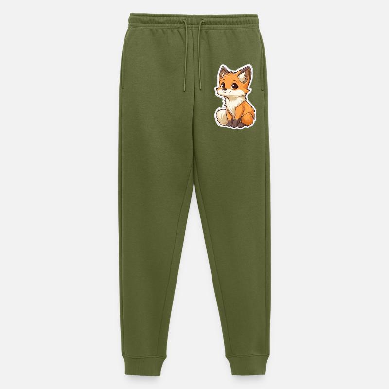 Fuchs - Männer Premium Bio Jogginghose - Khaki