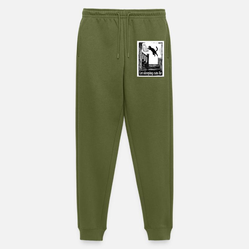 Let sleeping cats lie - Männer Premium Bio Jogginghose - Khaki