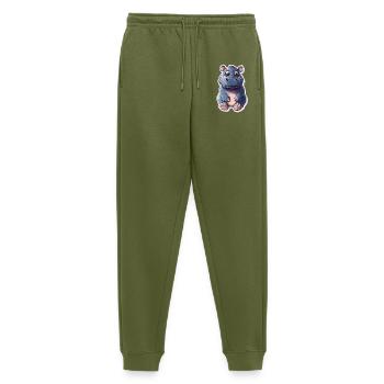 Hippopotame - Pantalon de jogging Premium bio Homme - kaki - Devant - Thijin (182cm)