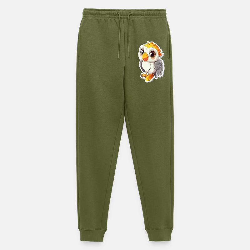Kakadu - Männer Premium Bio Jogginghose - Khaki
