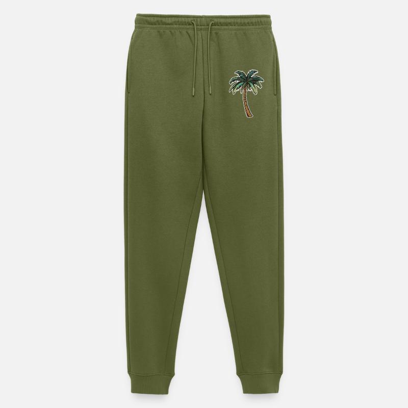 Palme - Männer Premium Bio Jogginghose - Khaki