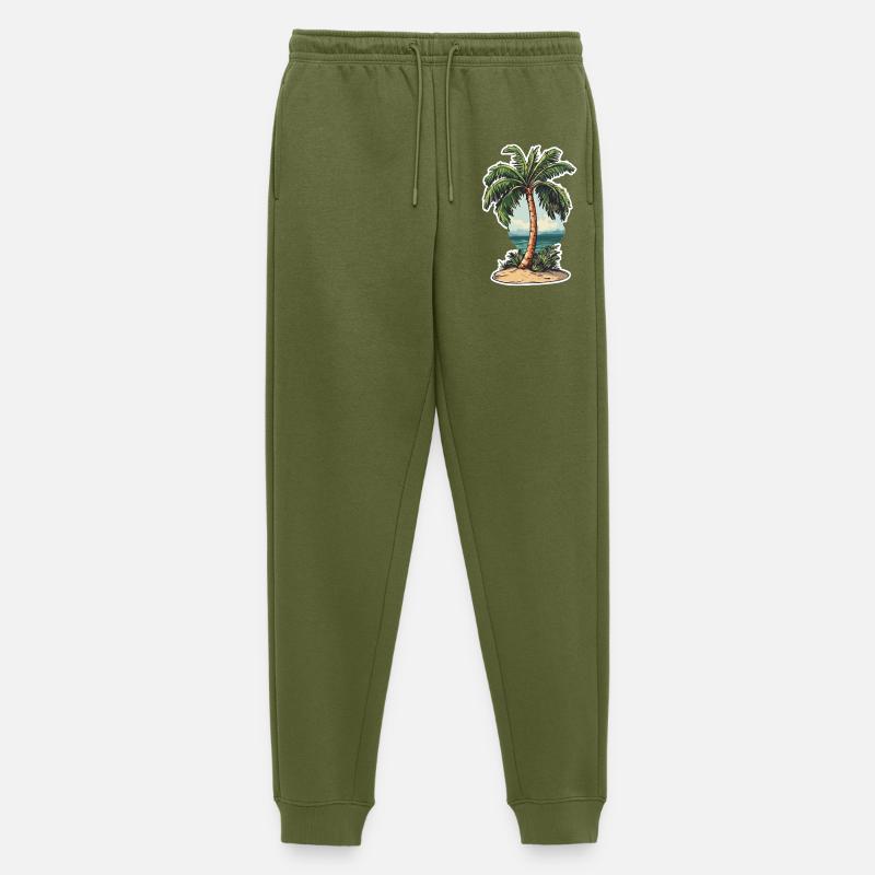Palme - Männer Premium Bio Jogginghose - Khaki
