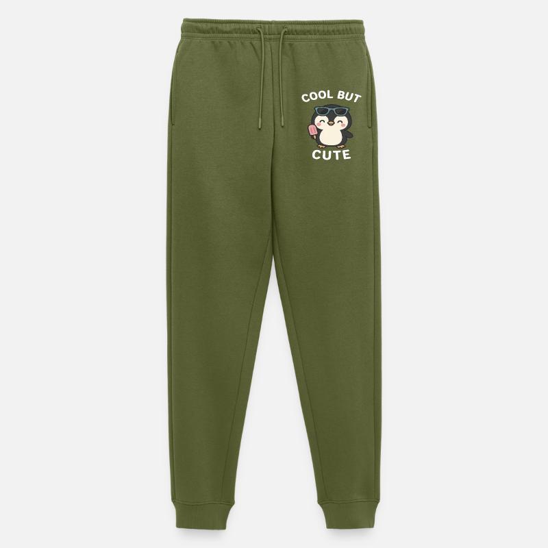 Pinguine - Männer Premium Bio Jogginghose - Khaki