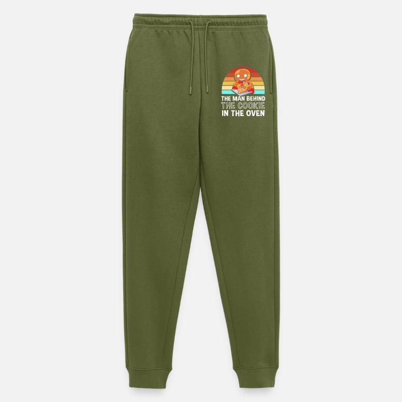 Werdender Papa werdende Väter - Männer Premium Bio Jogginghose - Khaki