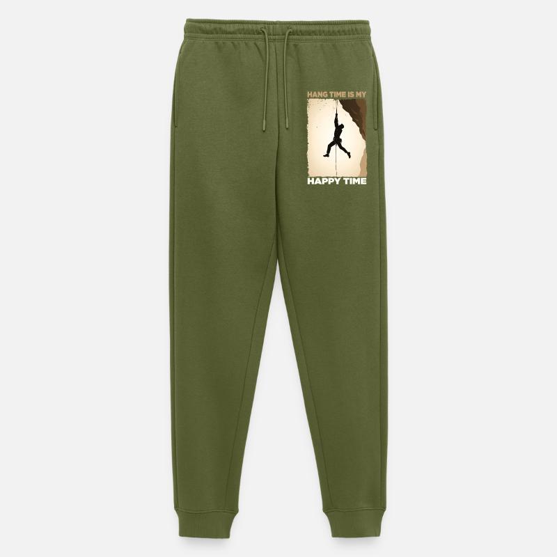 Kletterer Hängendes Motivationsdesign - Männer Premium Bio Jogginghose - Khaki