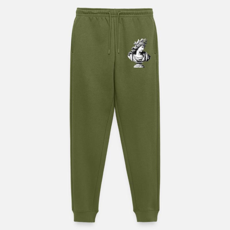 Buste antique déesse – Gravure classique - Pantalon de jogging Premium bio Homme - kaki