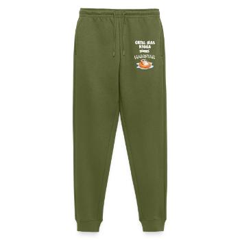 Chill mal Digga – Chemise Hamstar Fun - Pantalon de jogging Premium bio Homme - kaki - Devant - Thijin (182cm)