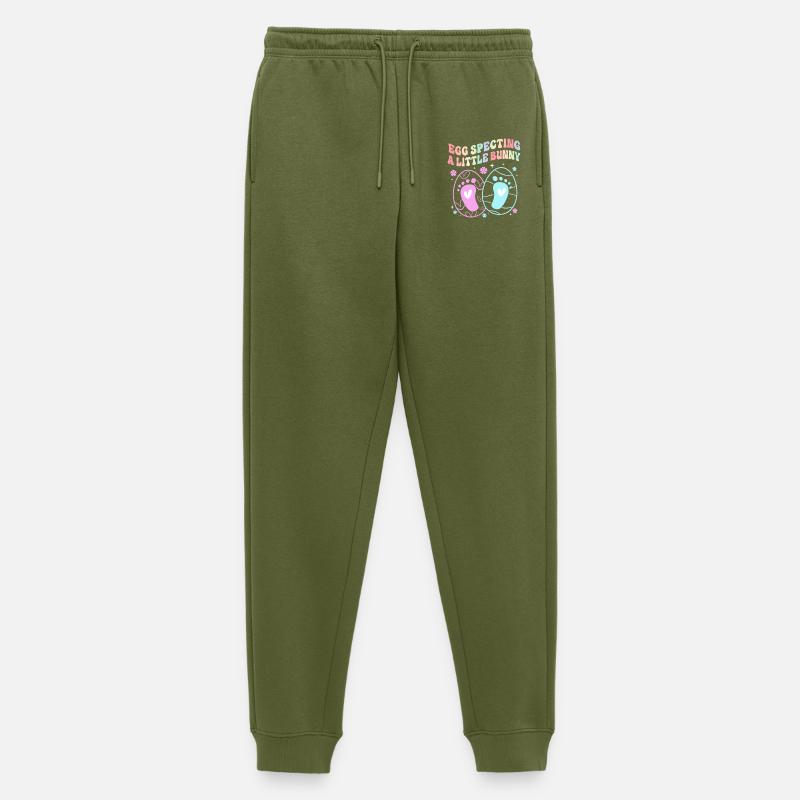 Werdende Mutter Ostern Gender Reveal - Männer Premium Bio Jogginghose - Khaki