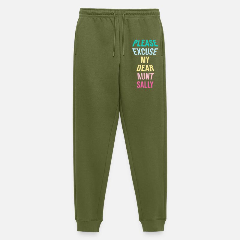 Mathe Mathematik Lehrer Spruch Mathelehrer Lustig - Männer Premium Bio Jogginghose - Khaki