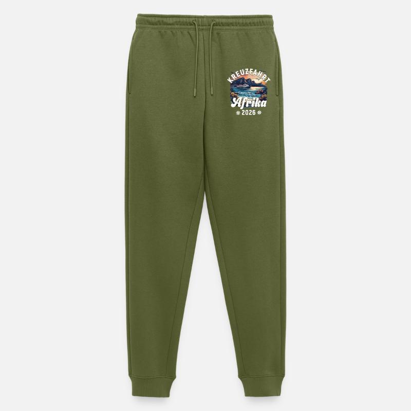 Afrika Kreuzfahrt 2026 - Männer Premium Bio Jogginghose - Khaki
