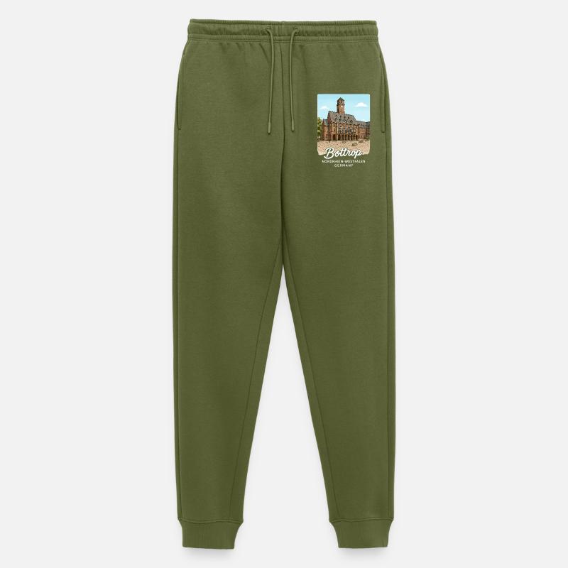 Bottrop - Männer Premium Bio Jogginghose - Khaki