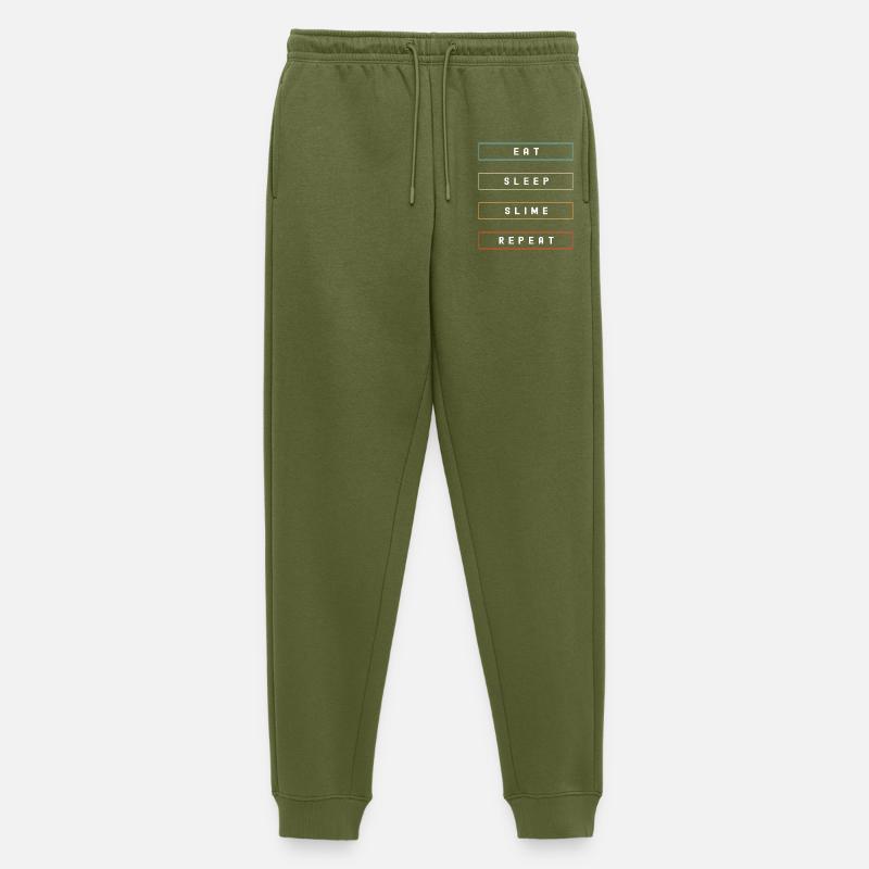 Slime Schleim Schleimig - Männer Premium Bio Jogginghose - Khaki