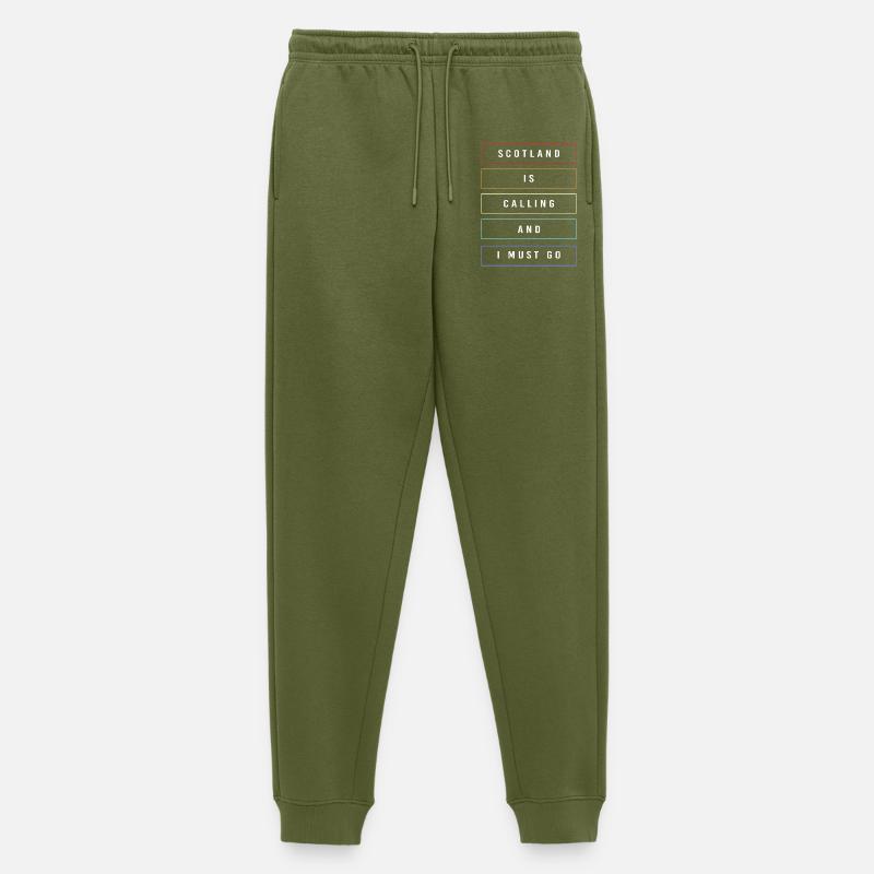 Schottland - Männer Premium Bio Jogginghose - Khaki
