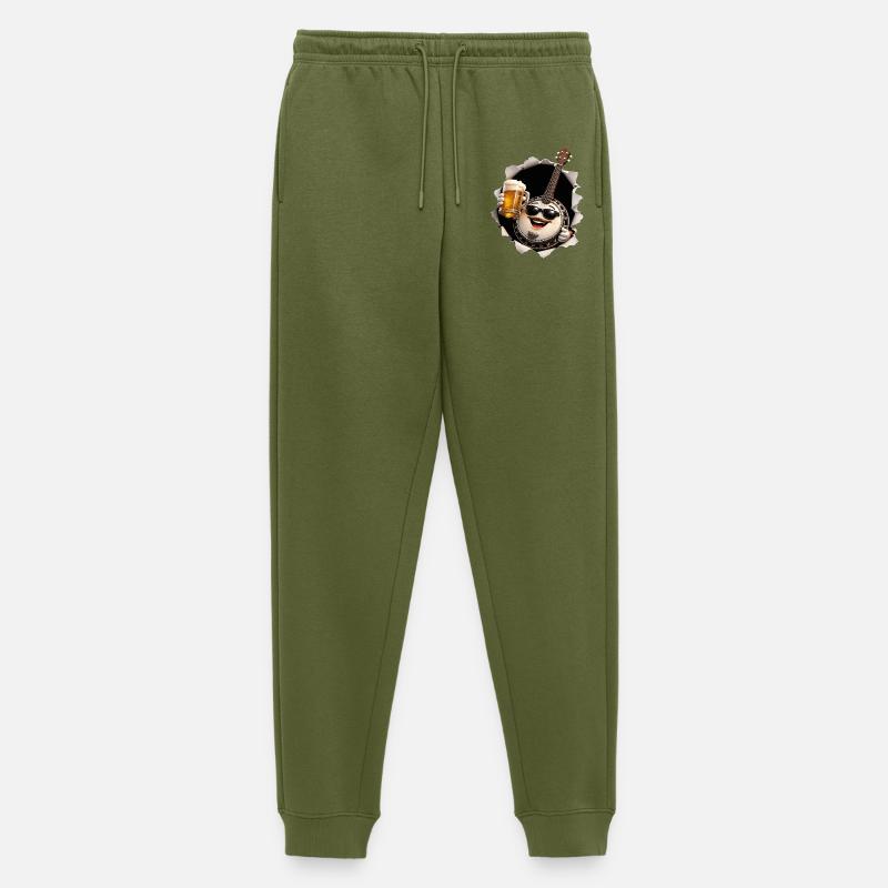 Banjo Bier - Männer Premium Bio Jogginghose - Khaki