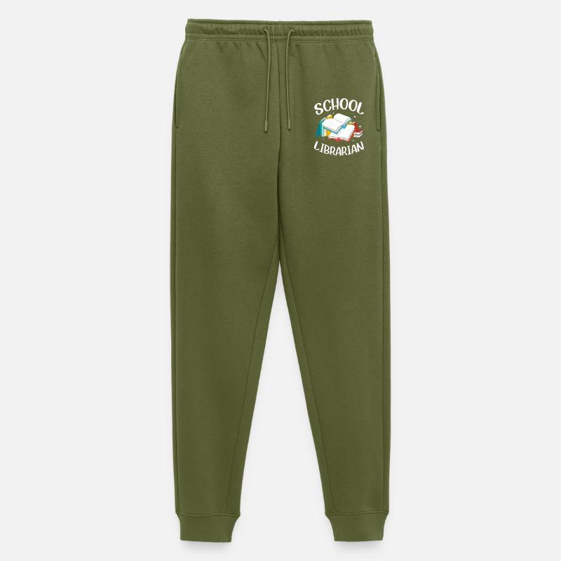 Rat de bibliothèque de lecture - Pantalon de jogging Premium bio Homme - kaki