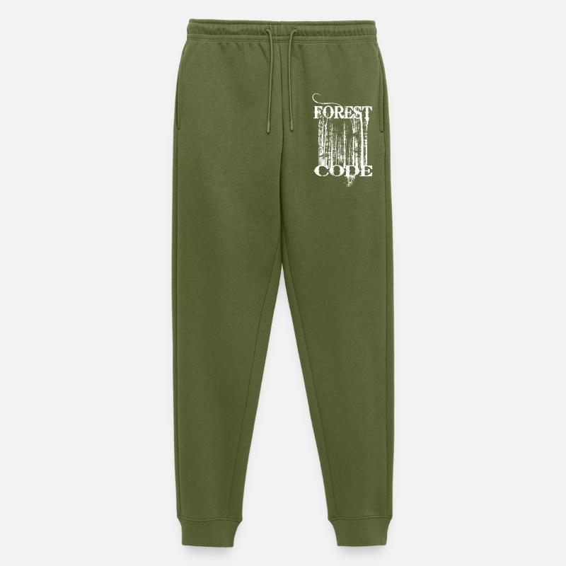 Forest Code - Men's Premium Organic Joggers - khaki