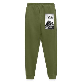 Iwo Groenland - Pantalon de jogging Premium bio Homme - kaki - Devant - Thijin (182cm)