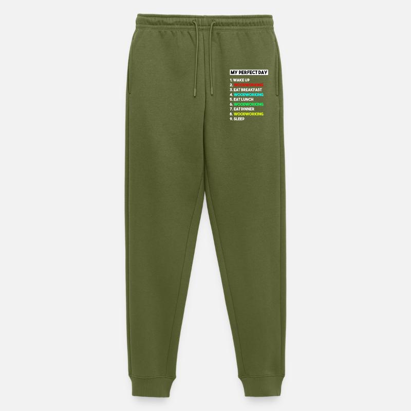Maître menuisier Fabricant de sciures Menuisier - Pantalon de jogging Premium bio Homme - kaki