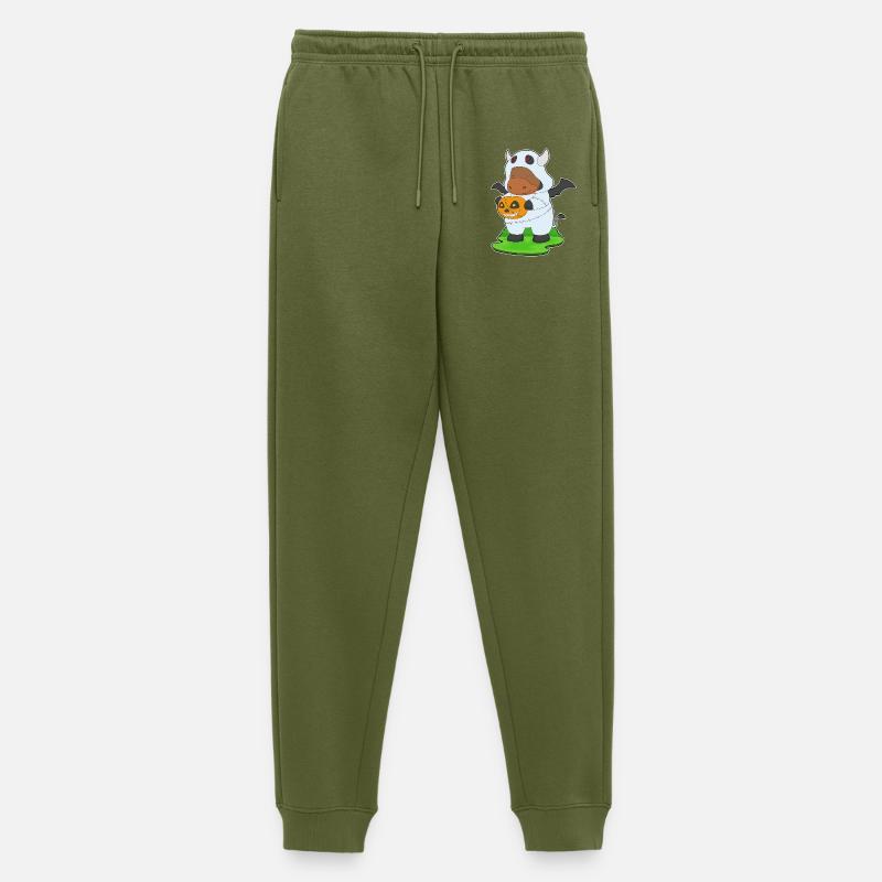Stier Halloween Geist - Männer Premium Bio Jogginghose - Khaki
