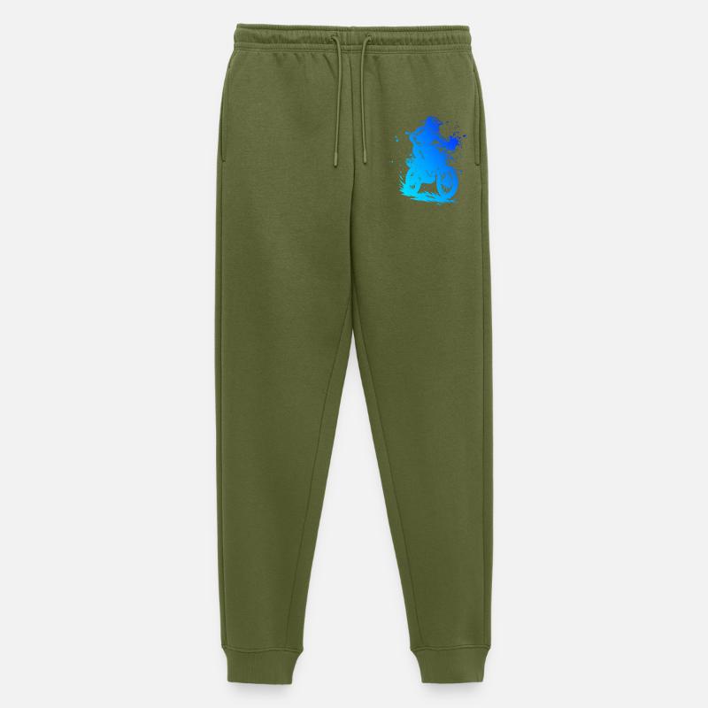 Einfach Motocross zeitloses Design - Männer Premium Bio Jogginghose - Khaki