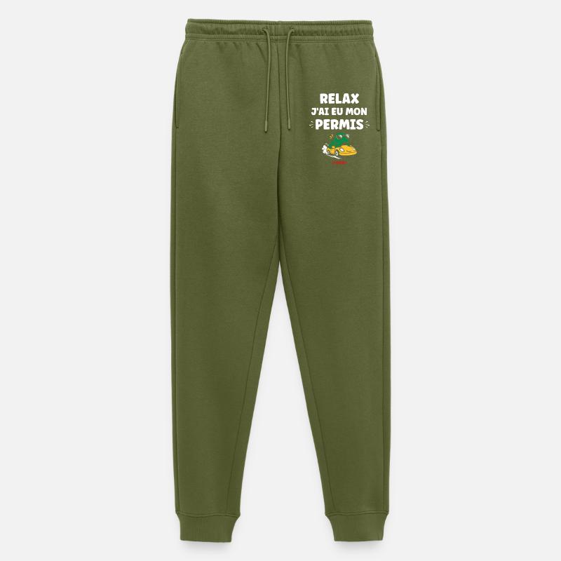 Führerschein-Humor - Männer Premium Bio Jogginghose - Khaki
