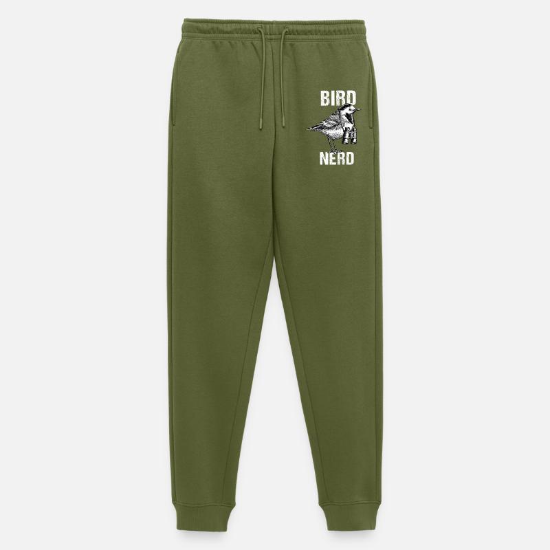 Für nerdige Bird Nerd Lover Vogelbeobachter - Männer Premium Bio Jogginghose - Khaki