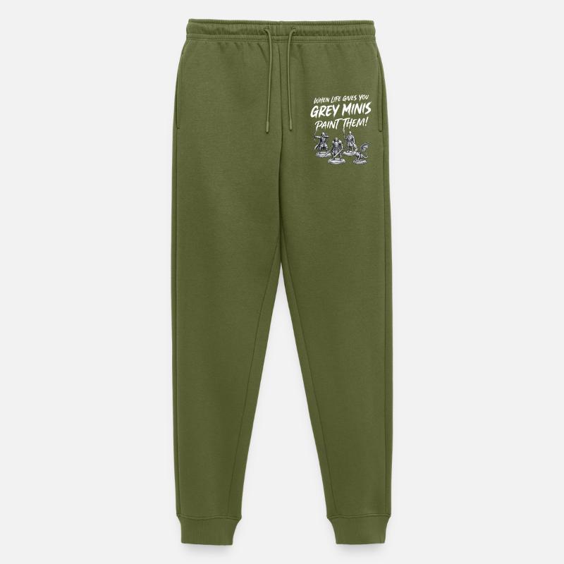 Minis grigi che dicono miniature dipingendo - Pantaloni da jogging ecologici premium da uomo - kaki
