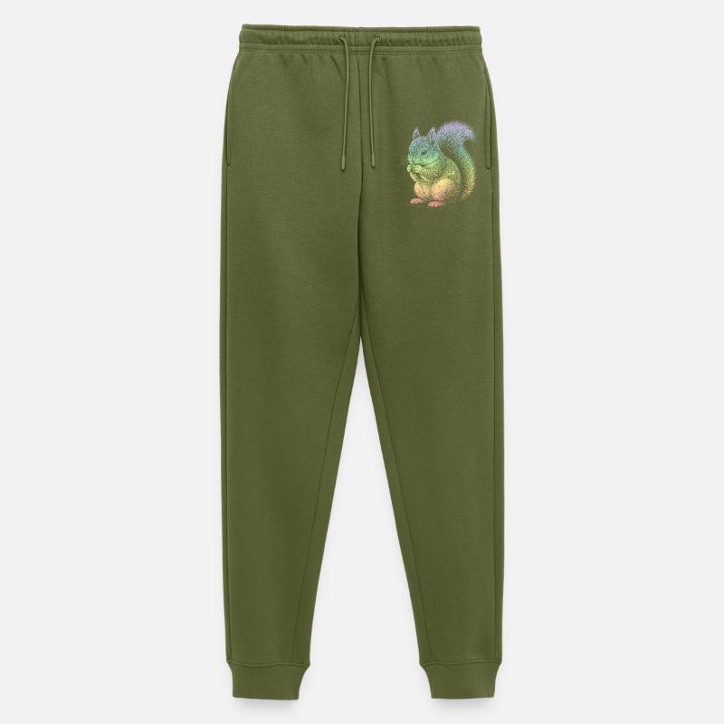 Eichhörnchen - Männer Premium Bio Jogginghose - Khaki